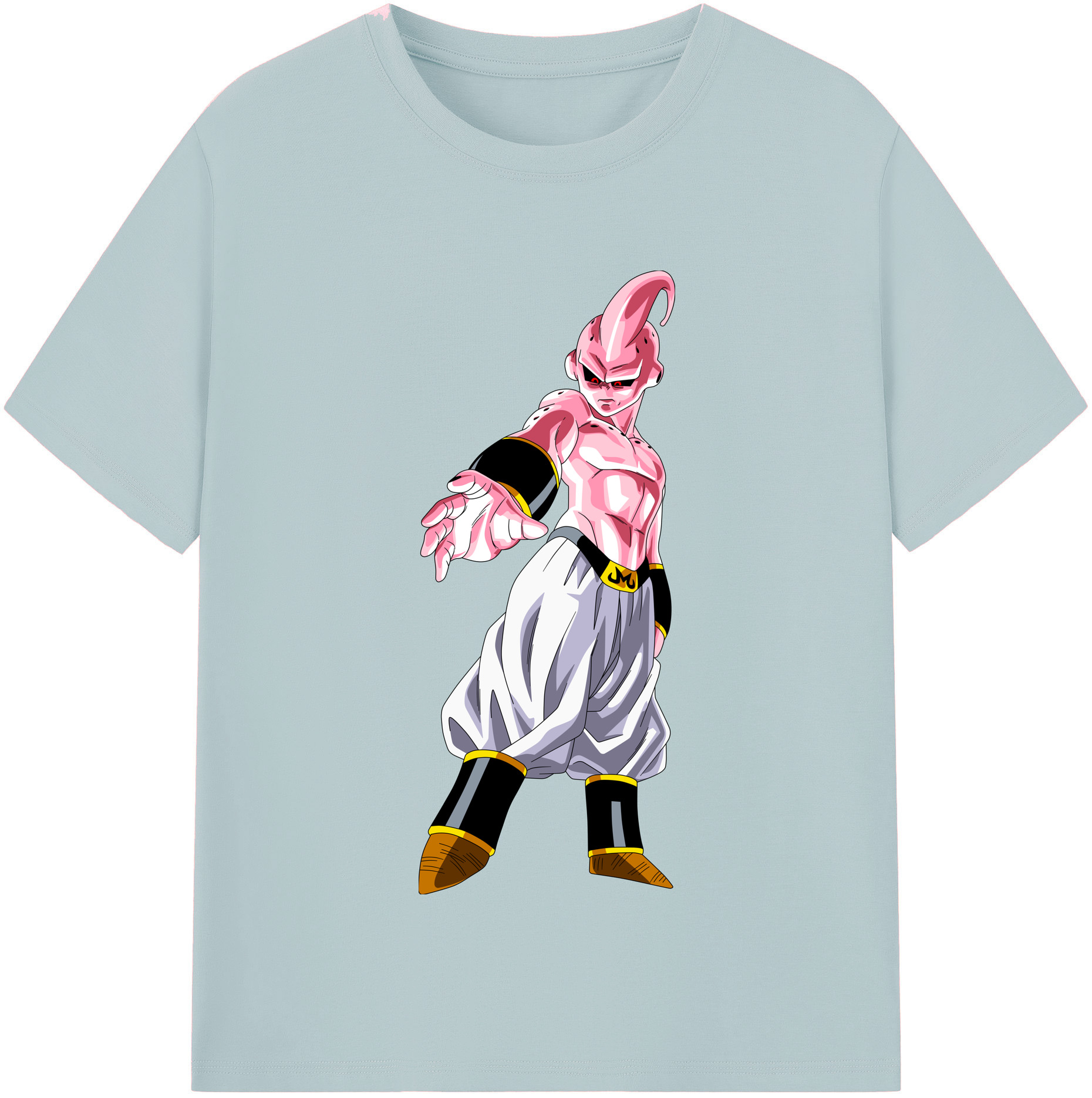 （画像用） ドラゴンボール 魔人ブウ DRAGON BALL Majin Buu 綿100％半袖Tシャツ（フロントプリント）